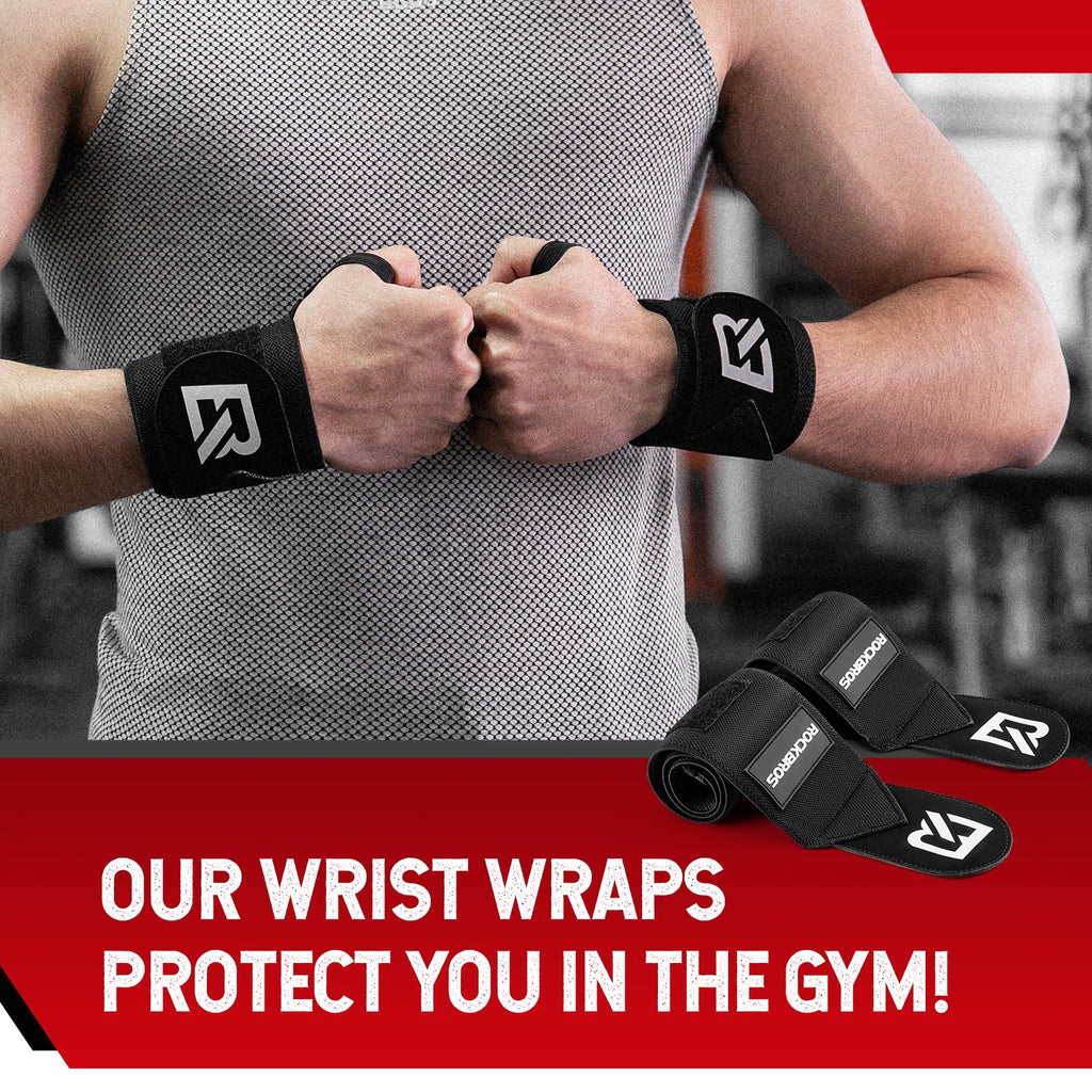ROCKBROS 22-Inch Weightlifting Wrist Wraps