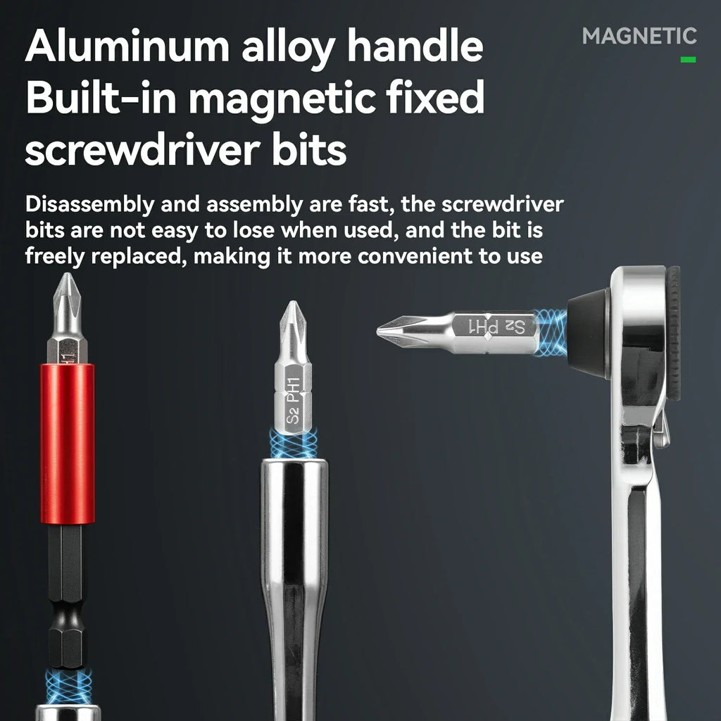 Bicycle Ratchet Wrench Repair Set