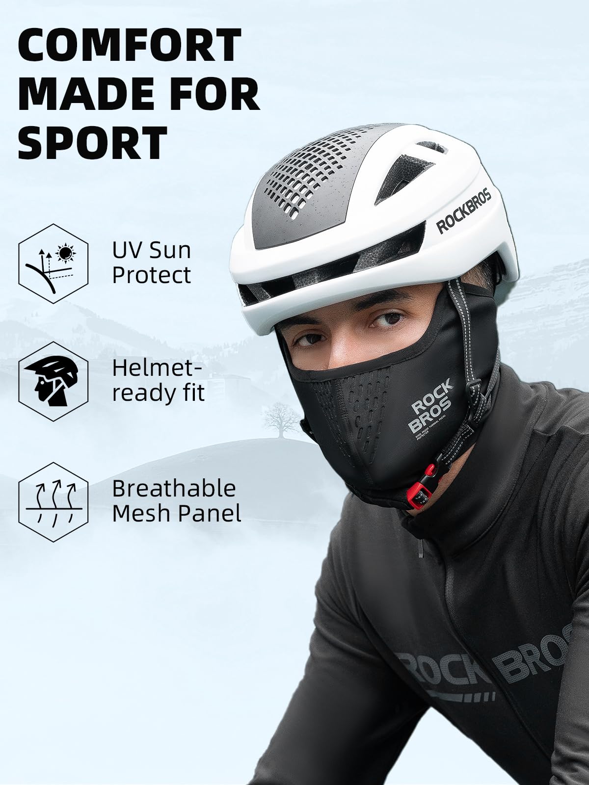 ROCKBROS Thermal Half Balaclava