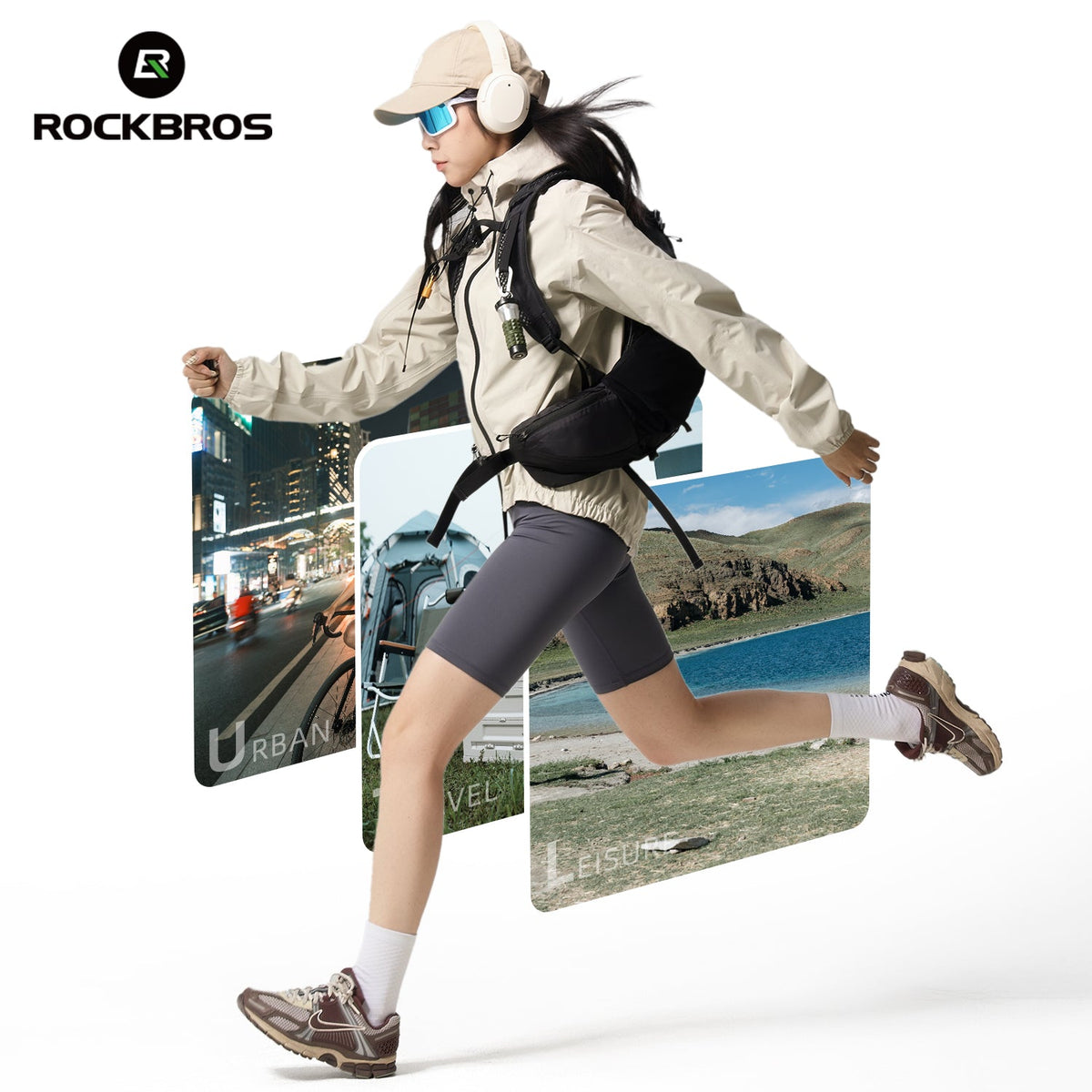 ROCKBROS Men's Lightweight Cycling Windbreaker