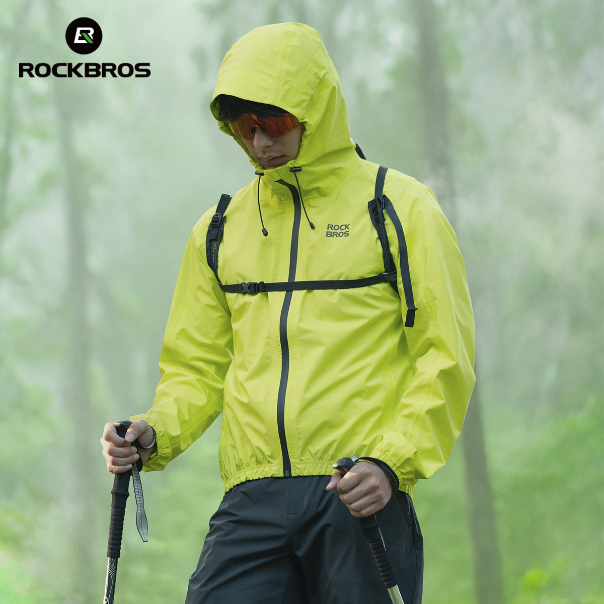 ROCKBROS Men's Lightweight Cycling Windbreaker