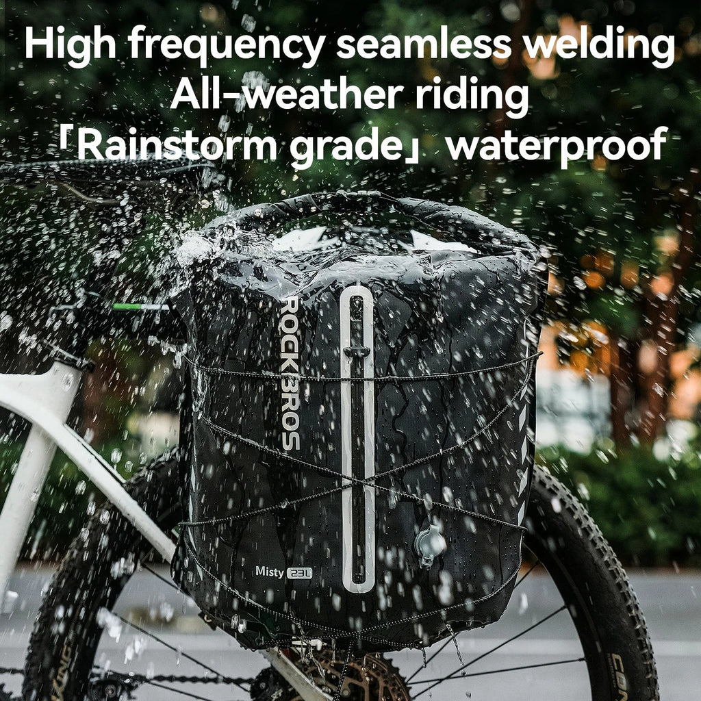 Lightweight Waterproof Rack Bag – 23L