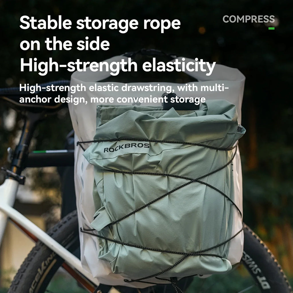 Lightweight Waterproof Rack Bag – 23L