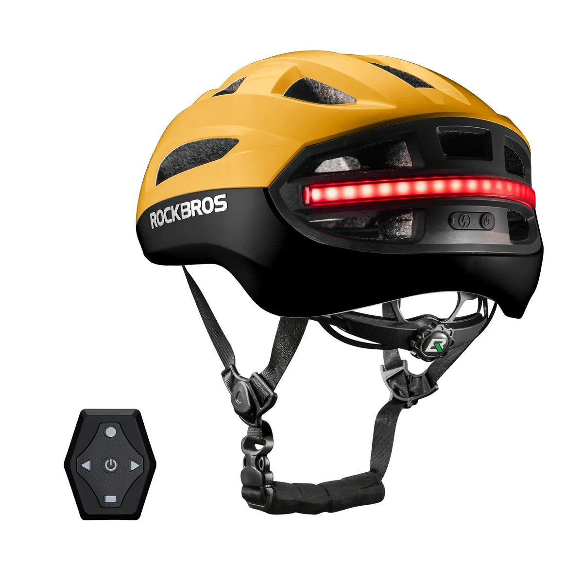 GlowGuard Smart Cycling Helmet with Remote Lights