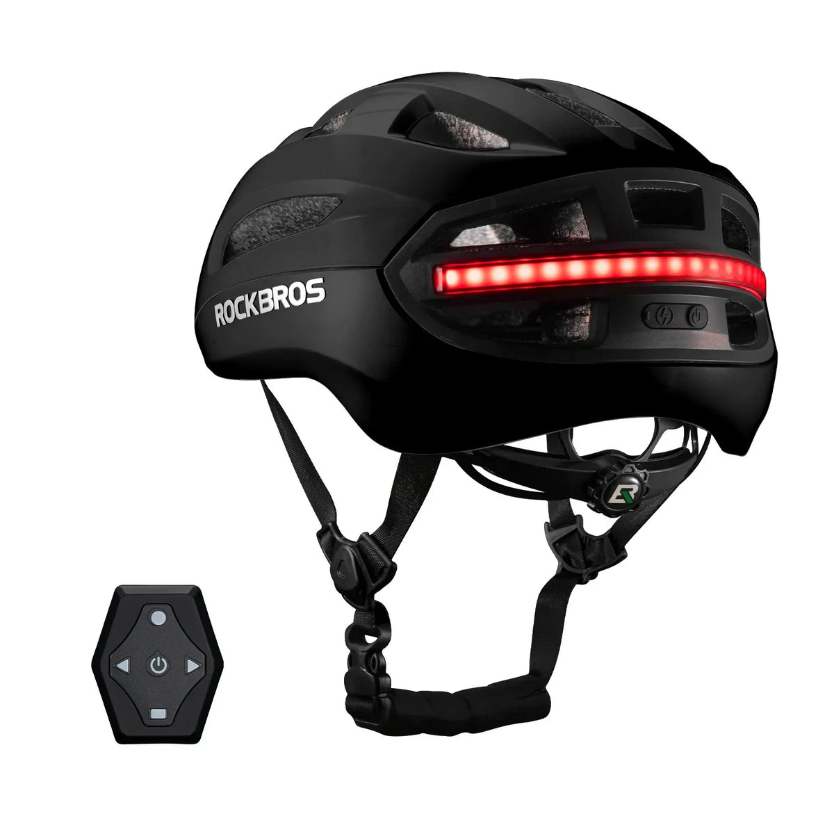 GlowGuard Smart Cycling Helmet with Remote Lights