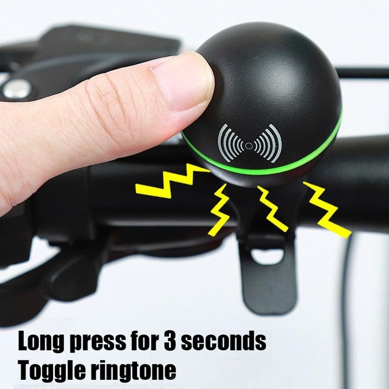 Round Electronic Bike Horn with 3 Sound Modes - view 5