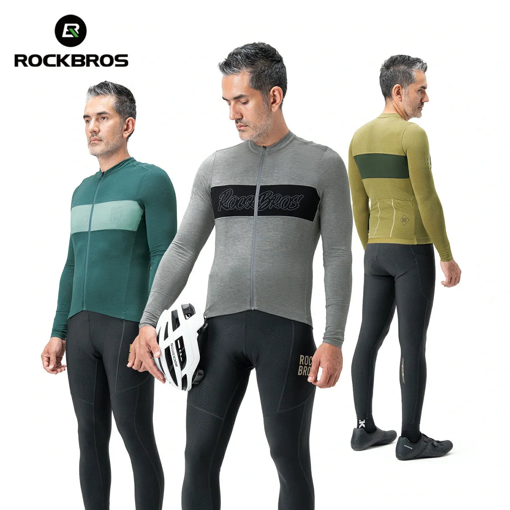 Men's Tencel & Merino Wool Cycling Jersey