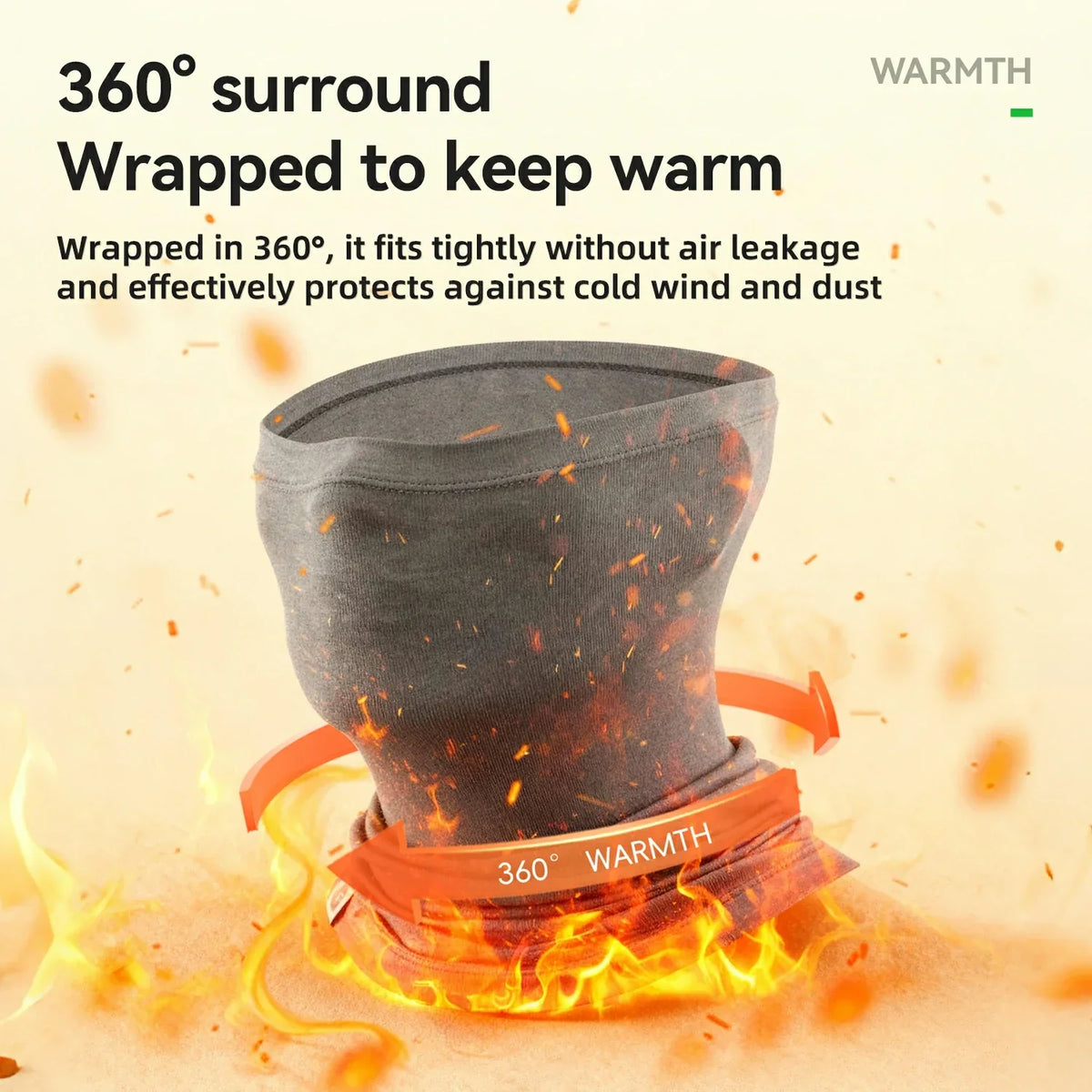 Merino Wool-Blend Thermal Neck Gaiter