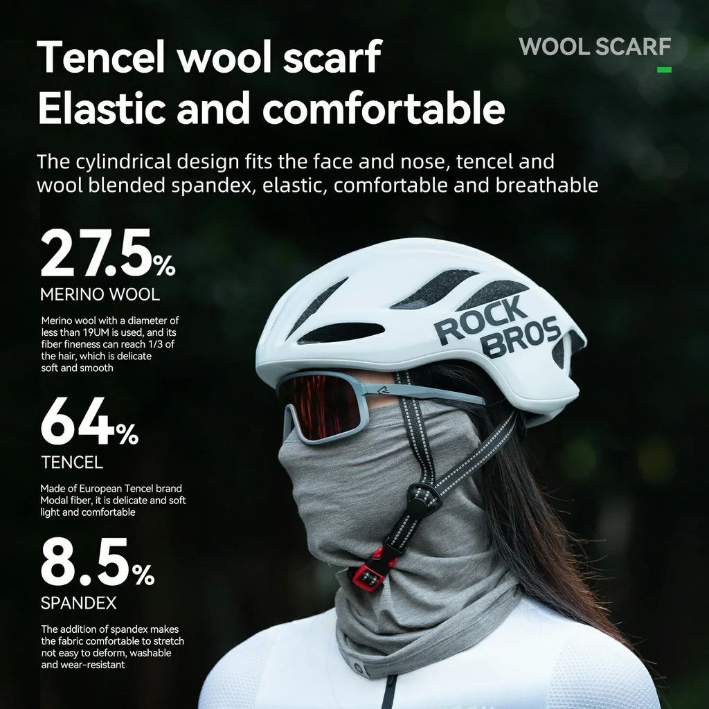 Merino Wool-Blend Thermal Neck Gaiter
