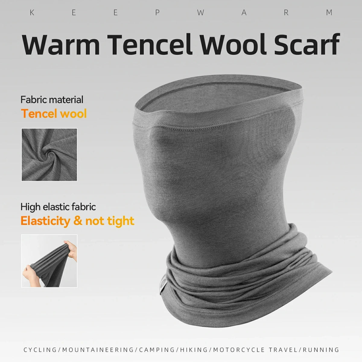 Merino Wool-Blend Thermal Neck Gaiter