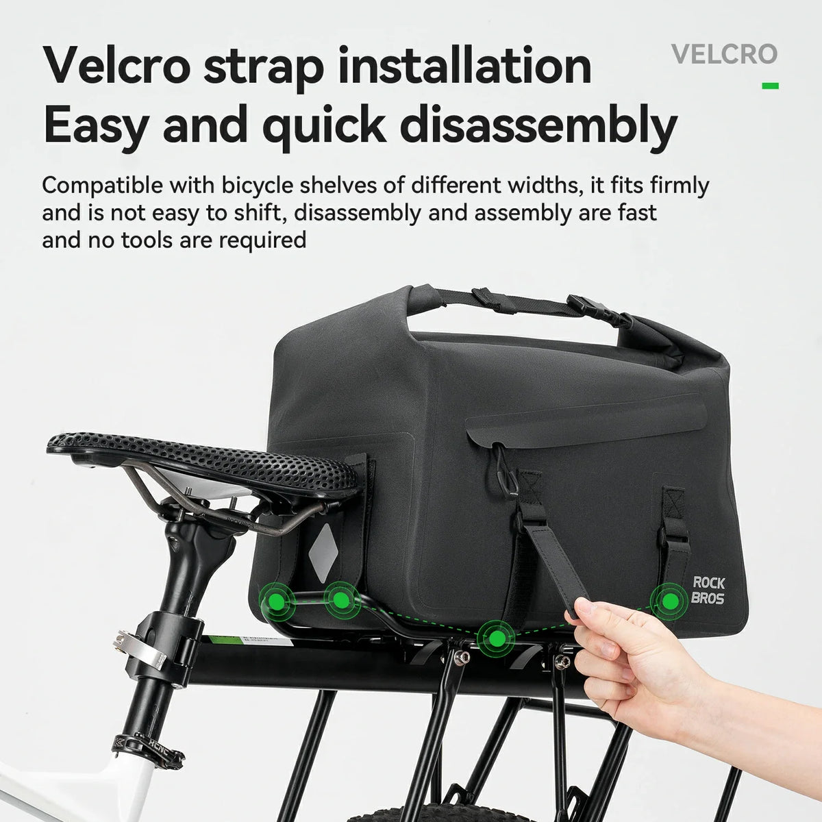 Waterproof Rear Rack Bag – 16L