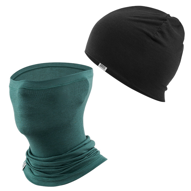 Merino Wool Winter Hat & Face Mask Set