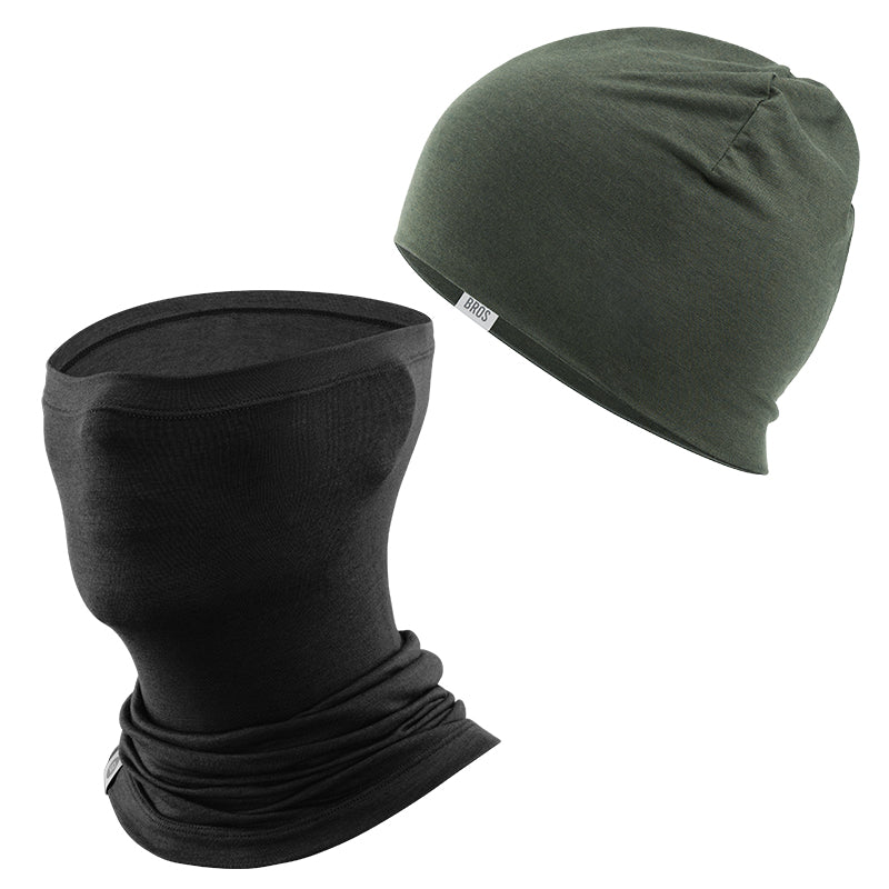 Merino Wool Winter Hat & Face Mask Set