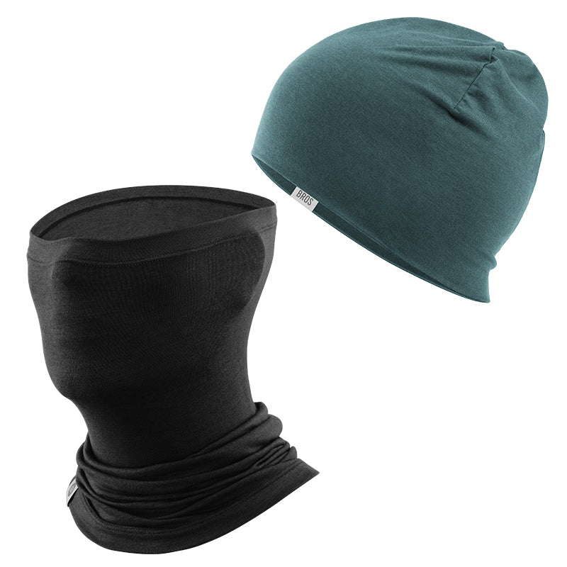 Merino Wool Winter Hat & Face Mask Set