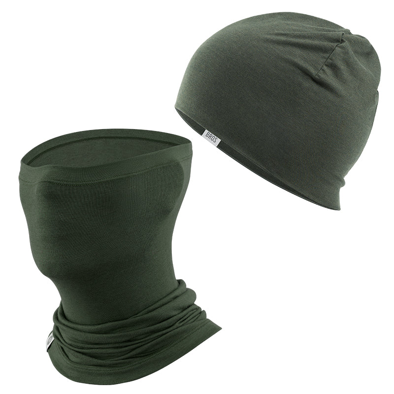 Merino Wool Winter Hat & Face Mask Set