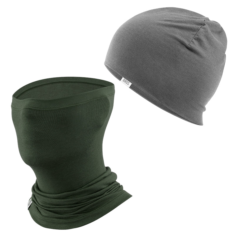 Merino Wool Winter Hat & Face Mask Set