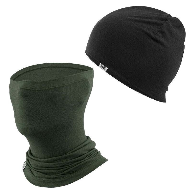 Merino Wool Winter Hat & Face Mask Set