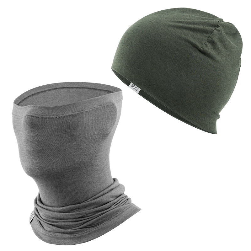 Merino Wool Winter Hat & Face Mask Set
