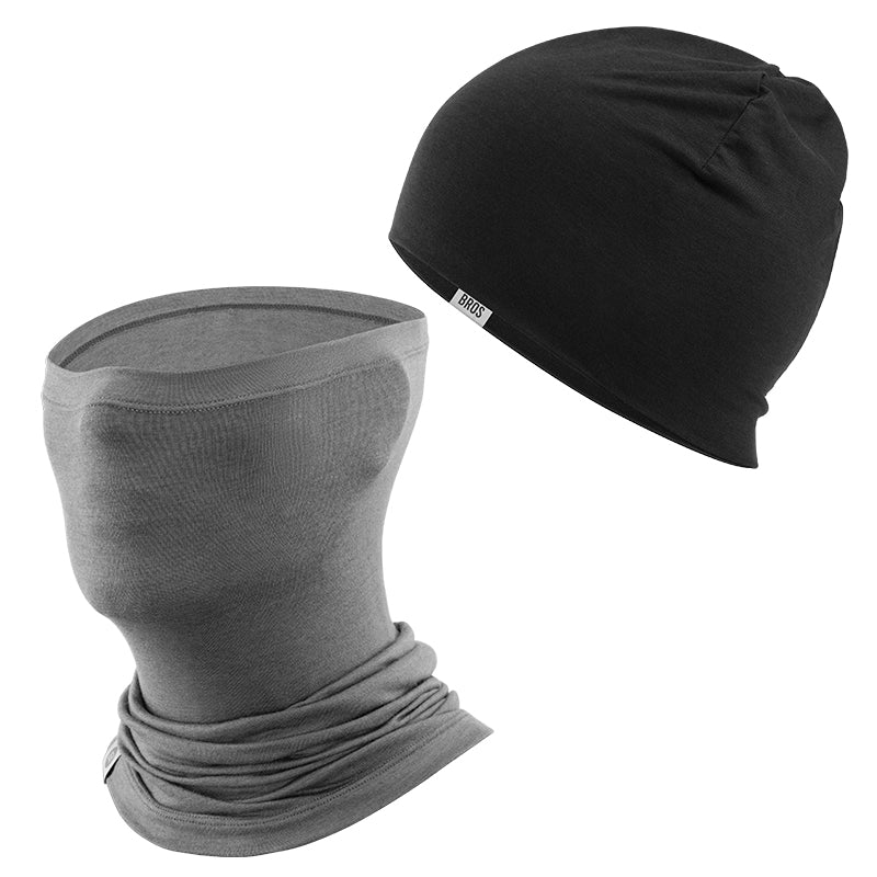 Merino Wool Winter Hat & Face Mask Set