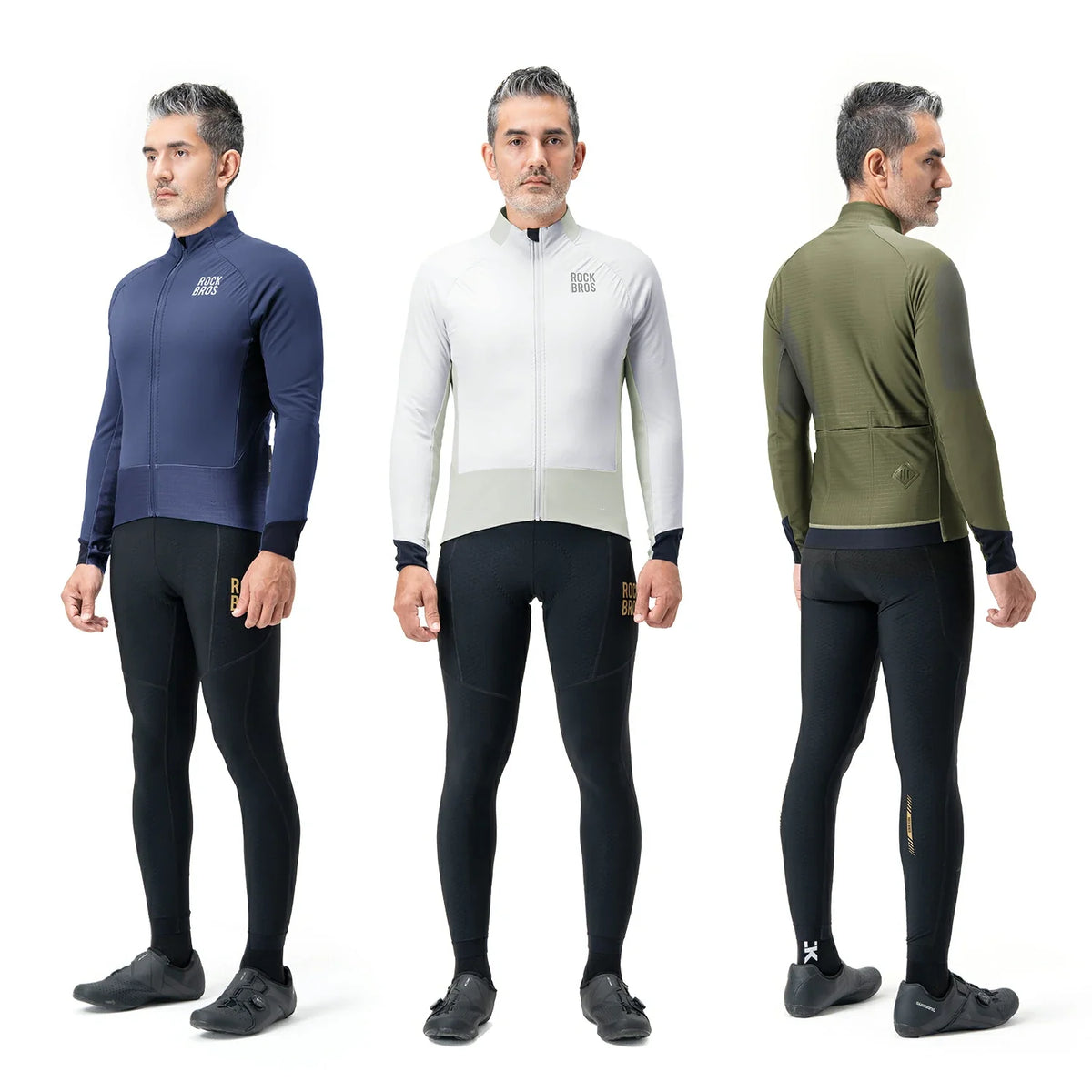 Double-Layer Fleece Winter Cycling Jacket