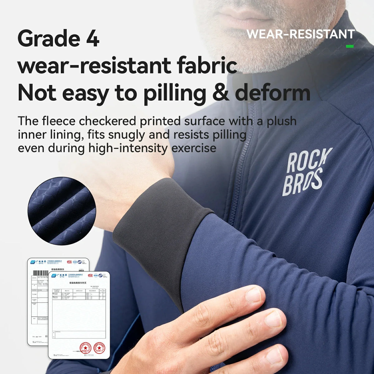 Double-Layer Fleece Winter Cycling Jacket