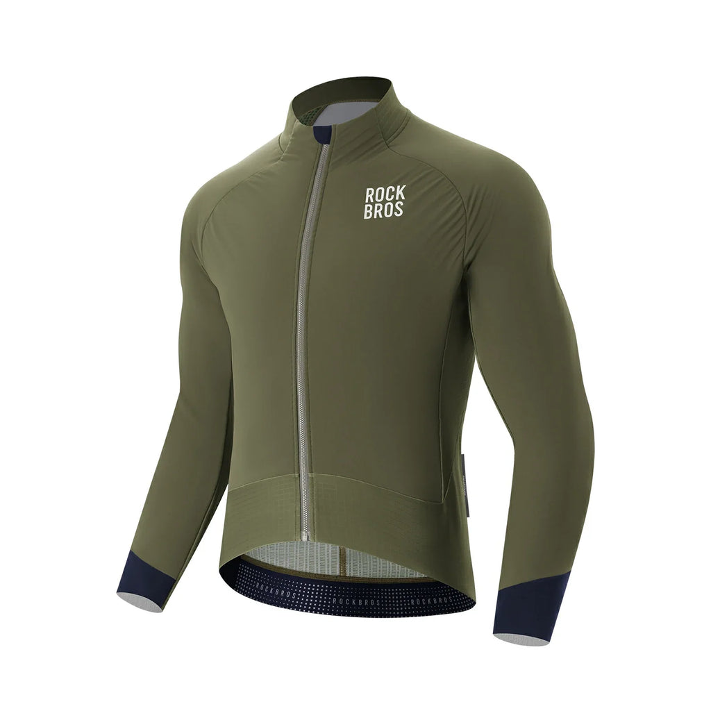 Double-Layer Fleece Winter Cycling Jacket