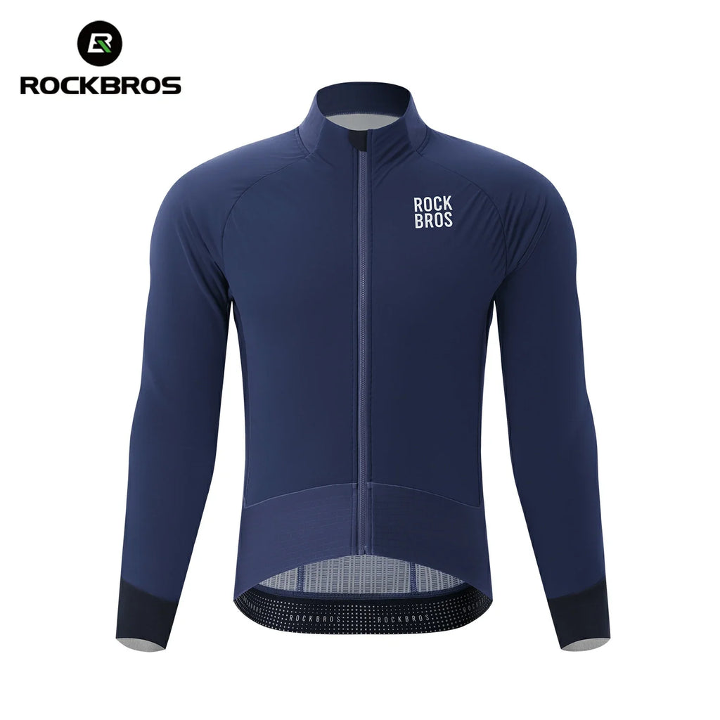 Double-Layer Fleece Winter Cycling Jacket